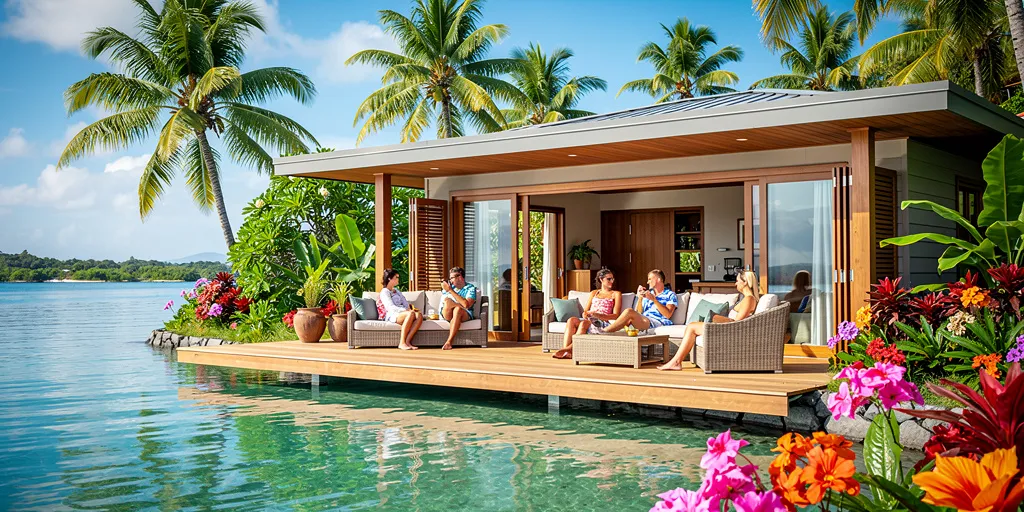 location tahiti maison